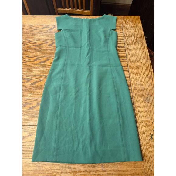 MM Lafleur Green The Sarah Career Sleeveless Sheath Dress Size 2 - Picture 2 of 5